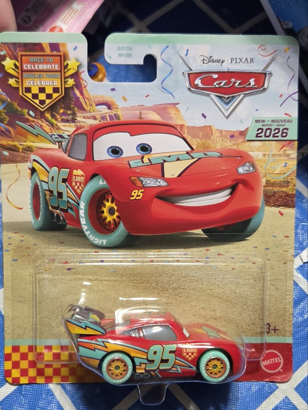 Disney Pixar 2026 Lightning McQueen Race To Celebrate Toy Car, New In Package